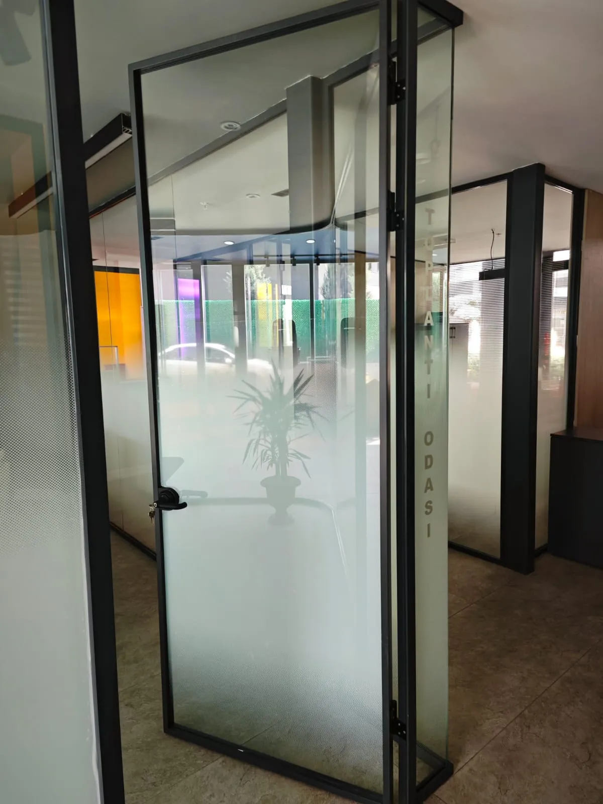 Banded Door View 3
