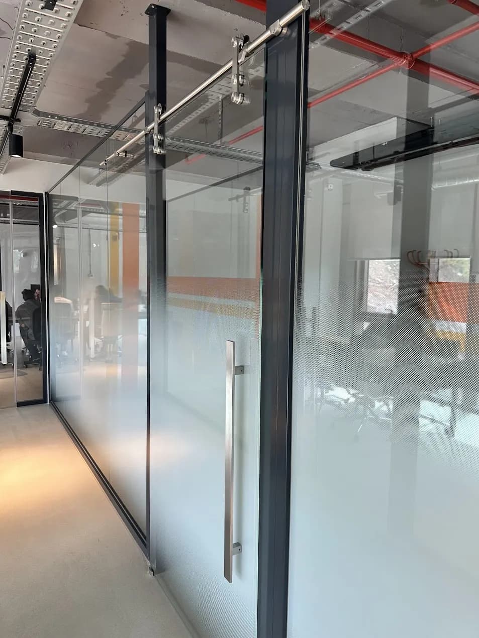 Banded Slide Door